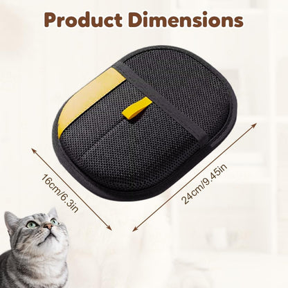 2025 Thickened Strong Pet Hair Removal Glove for Cats & Dogs, Electrostatic Gloves for Pet Grooming, Reusable Quick De-Shedding Gloves for Couch, Clothing, Carpet, Furniture, Car Seats (1pc)