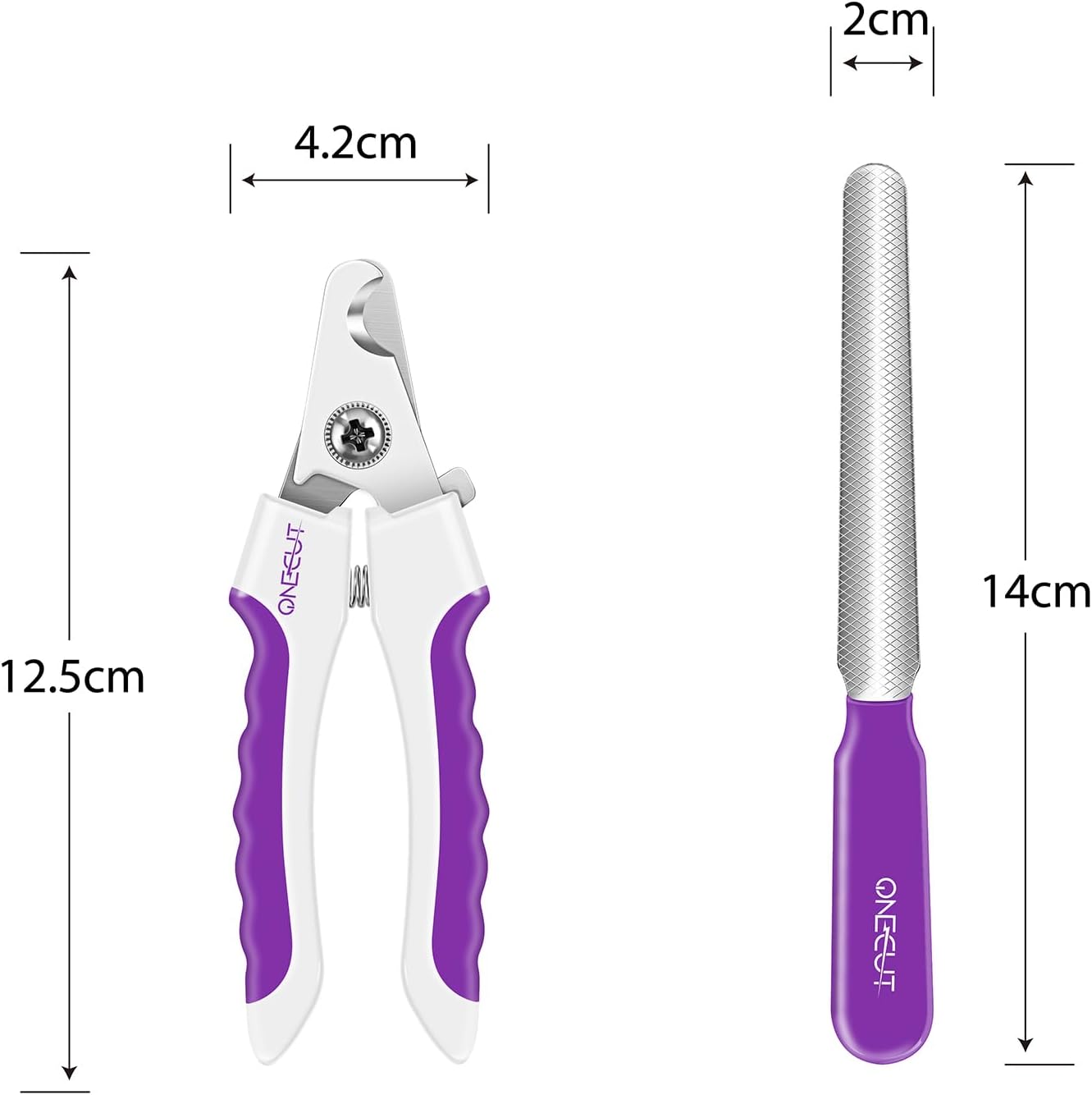 4.7" Small Dog & Cat Nail Clipper Stainless Steel Cat Claw Trimmers for Rabbits, Guinea Pigs, Birds, Puppies, Kittens and Small Animals Pet Nail Clipper for Professional and Home Use (Pink)
