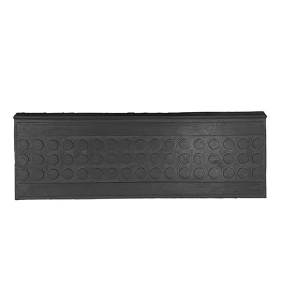Ottomanson Outdoor Bullnose Stair Treads – Ribbed Heavy-Duty Non Slip Stair Mats – Strong Grip for Concrete, Brick & Textured Steps – Requires Fastening on Wooden & RV Steps, Pack of 5