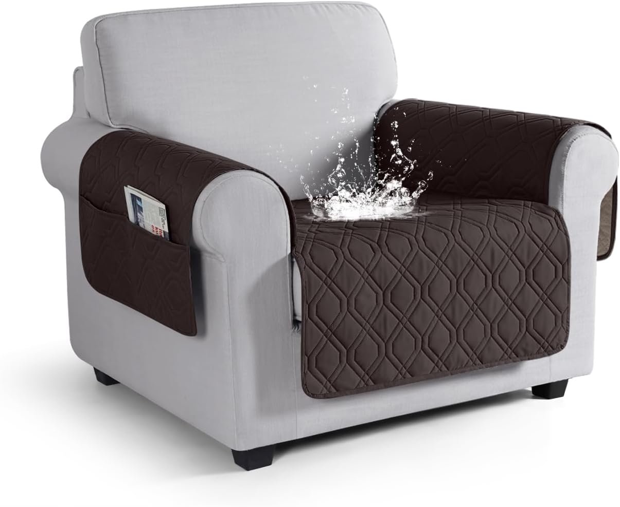 VANSOFY Couch Cover, Waterproof Sofa Covers Washable Slipcover Furniture Protector Couch Seat Covers Non-Slip Couch Cover for Dogs, Pets(Sofa, Dark Gray)