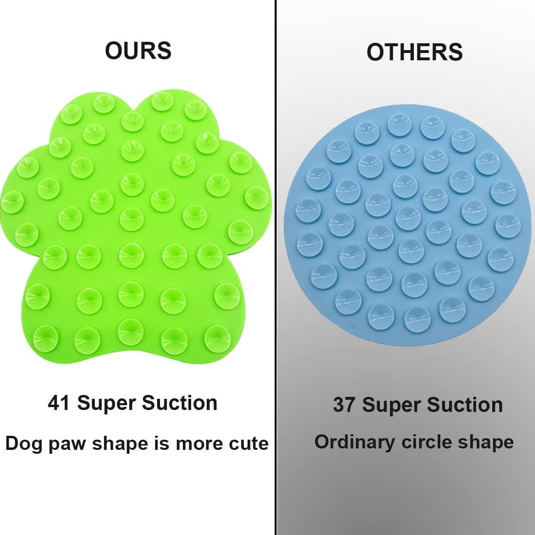 Dog Lick Pad, Dog Washing Distraction Device, Slow Eating Cute Pet Mat with Super Suction for Dogs Licking Peanut Butter, Pet Bathing, Grooming Training (red)