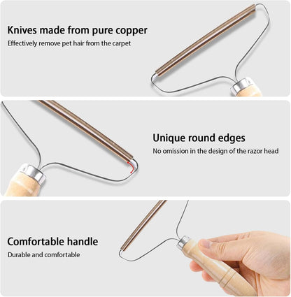5 Pack Pet Hair Remover, Portable Dog Cat Hair Remover, Lint Remover, Reusable Pet Hair Removal Tool, Lint Shaver Cleaner Pro, Carpet Scraper for Couch Furniture, Blanket, Clothing, Carpet, Rugs