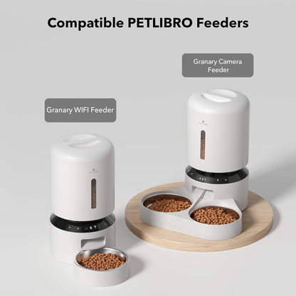 PETLIBRO Automatic Dog Feeder with Camera, Auto Cat Food Dispenser Slow Feeders Dogs Bowl, 1080P HD Video with Night Vision, 5G WiFi with 2-Way Audio, Stainless Steel Slow Food Tray for Small Dogs