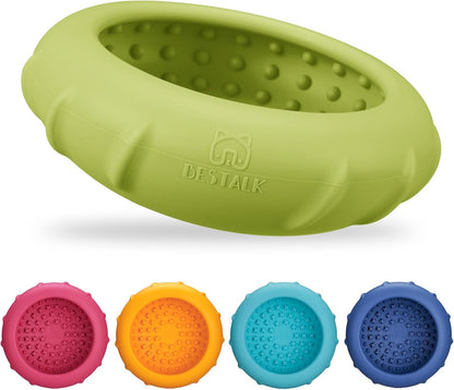 Dog Lick Bowl, Bestalk Wobbly Freeze Bowl Enrichment Feeder for Dogs, Anxiety Relief Lick Mat Puzzle Toy for Distraction, BPA Free Silicone, Dishwasher Safe(Rose,S)