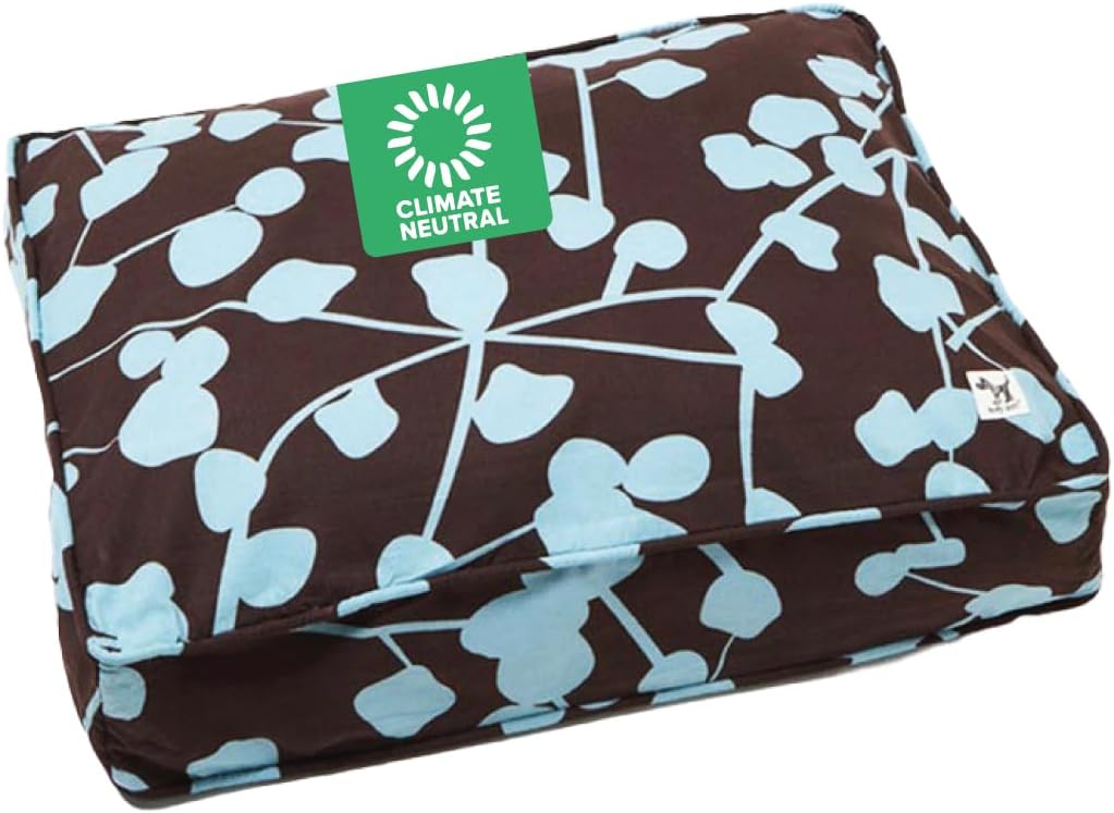 Molly Mutt Medium to Large Dog Bed Cover- Forever Young Print - Measures 27”X36”X5’’ - 100% Cotton - Durable - Breathable - Sustainable - Machine Washable Dog Bed Cover (Dd82b)