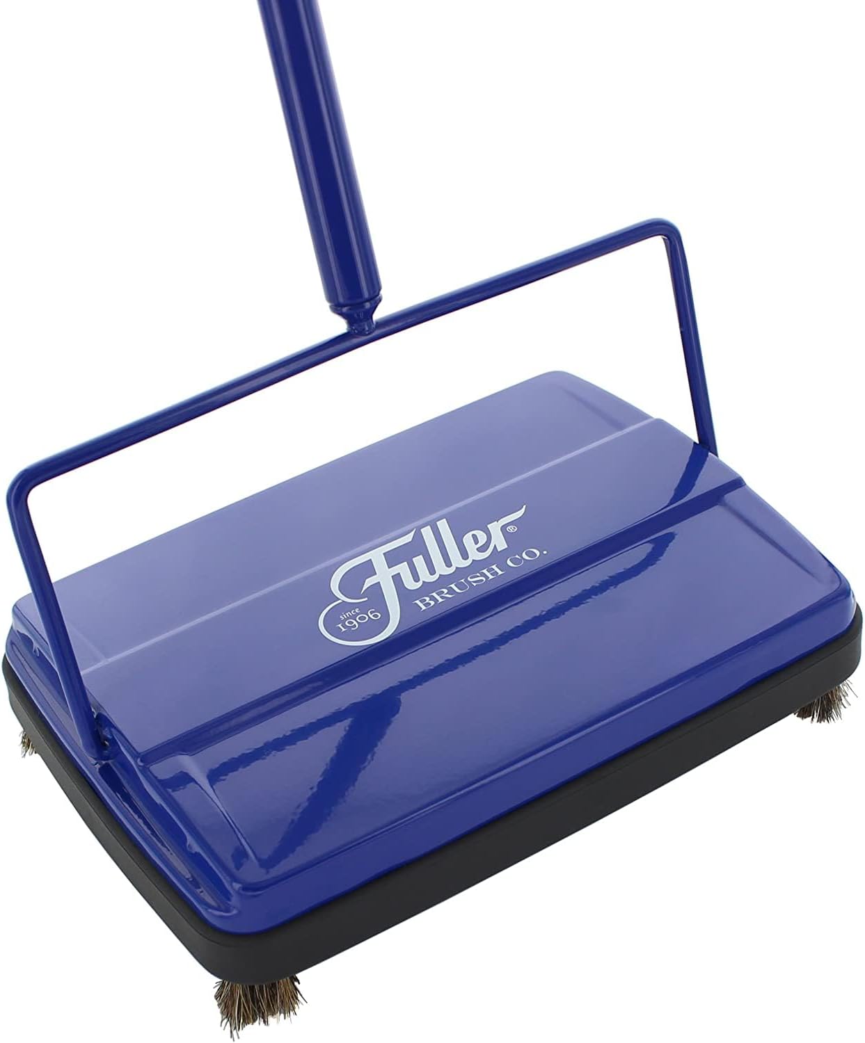Fuller Brush 17027 Electrostatic Carpet & Floor Sweeper - 9" Cleaning Path - Lightweight - Ideal for Crumby Messes - Works On Carpets & Hard Floor Surfaces - Black