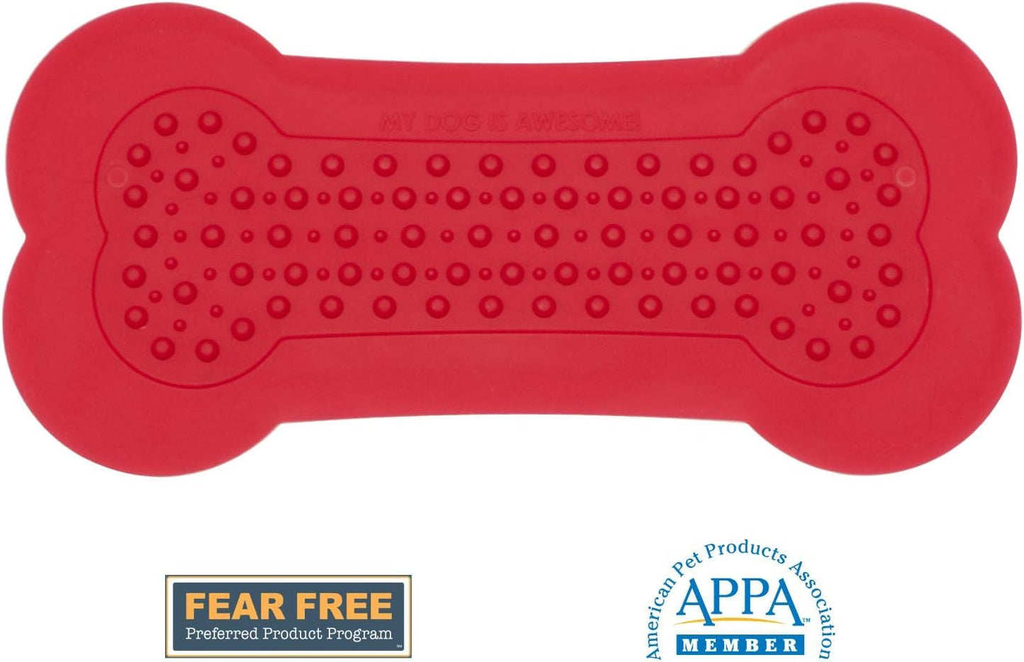 Lick Lick Pad Dog Accessories | Pet Shower Attachment | Dog Peanut Butter Lick Pad | Dog Bathing Station | Dog Bathing Supplies | Veterinarian Used | Suction to Wall | Large (Large - 1 Pack, Yellow)