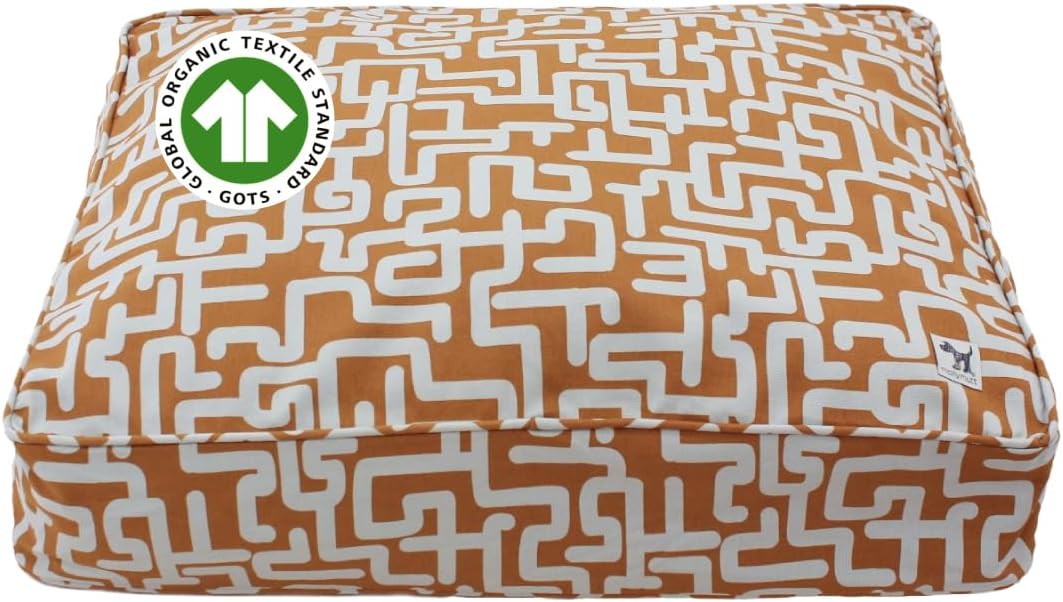 Molly Mutt Medium to Large Dog Bed Cover- Forever Young Print - Measures 27”X36”X5’’ - 100% Cotton - Durable - Breathable - Sustainable - Machine Washable Dog Bed Cover (Dd82b)
