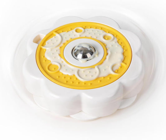 Rotating Dog Lick Mat with Stainless Steel Licking Ball, Slow Feeder Enrichment Toy for Dogs & Cats, Suction Cup Non-Slip Licking Bowl for Liquid Food, Reduces Boredom & Anxiety