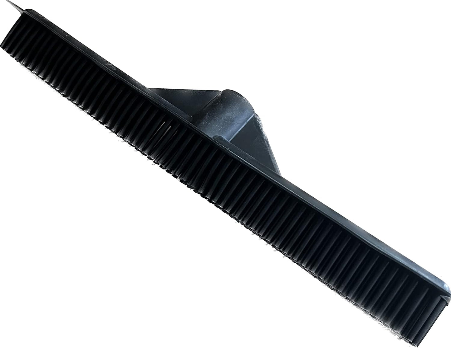 Pet Hair Remover Carpet Rake - Rubber Broom for Pet Hair Removal Tool with Squeegee & Telescoping Handle