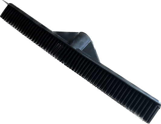 Pet Hair Remover Carpet Rake - Rubber Broom for Pet Hair Removal Tool with Squeegee & Telescoping Handle