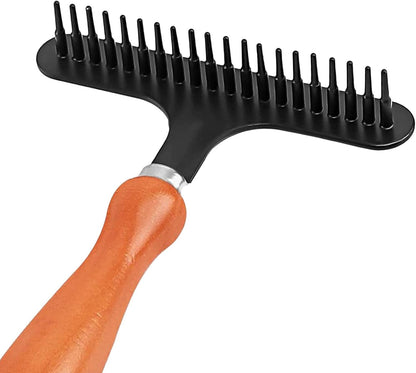 Carpet Rake Rake Handheld Quick Recovery Softness Clean Tool Portable Carpet Restoration Rake Carpet Groomer Rake for Steps Hallways