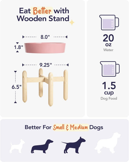 LE TAUCI Dog Bowls Slow Feeder Ceramic, 1.5 Cup Slow Feeding Bowl for Small and Medium Breed, Puzzle Dog Food Bowl for Fast Eater, Maze Purple