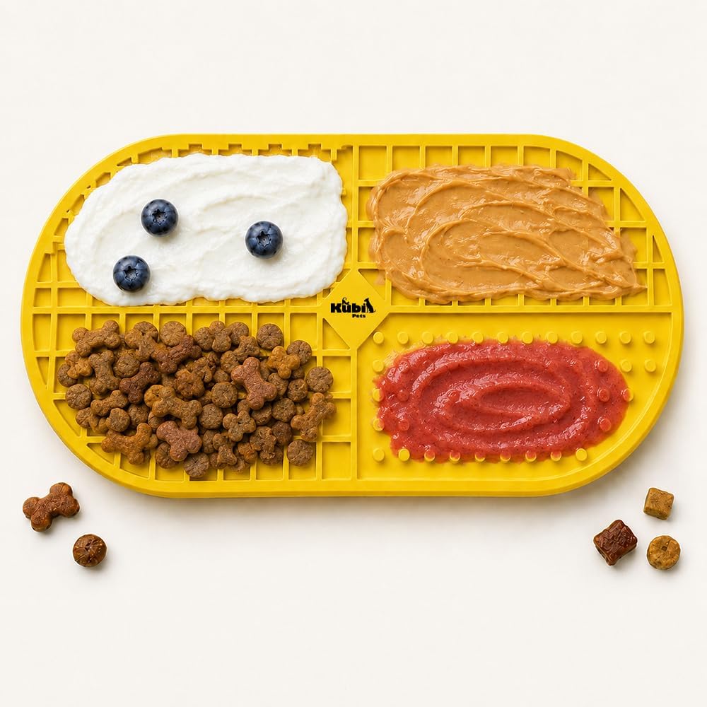 Ovalicious Slow Feeder Lick Mat for Dogs – Interactive & Dishwasher Safe