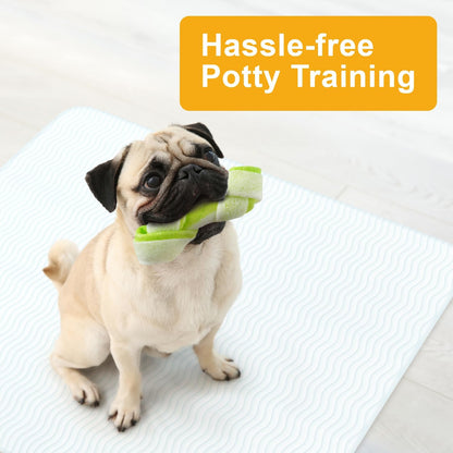 GREEN LIFESTYLE Washable Underpads - Large Pads for use as Incontinence Bed Pads, Reusable Pet Pads, Great for Dogs, Cats, Bunny, Seniors Bed Pad (Pack of 4-34x36)