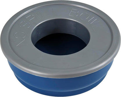 Petmate No Spill Bowl,Blue