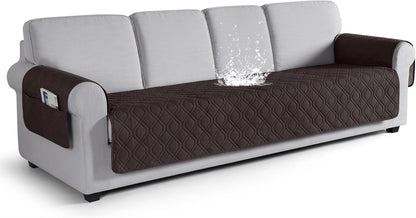 VANSOFY Couch Cover, Waterproof Sofa Covers Washable Slipcover Furniture Protector Couch Seat Covers Non-Slip Couch Cover for Dogs, Pets(Sofa, Dark Gray)