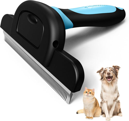 MIU COLOR Pet Grooming Brush, Deshedding Tool for Dogs & Cats, Effectively Reduces Shedding by up to 95% for Short Medium and Long Pet Hair