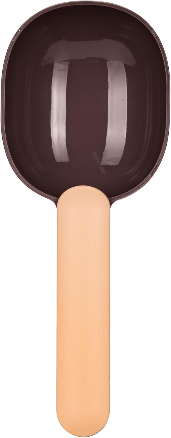 Dog Food Scoop with Clip, Food Spoon for Dogs and Cats, Convenient Pet Food, Cup Measuring Scoop, Durable Pet Food Spoon, Long Handle for Easy Scooping