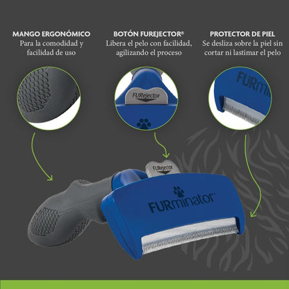 FURminator Large Dog Undercoat deShedding Tool for Short Hair, Reduces Loose Hair From Shedding