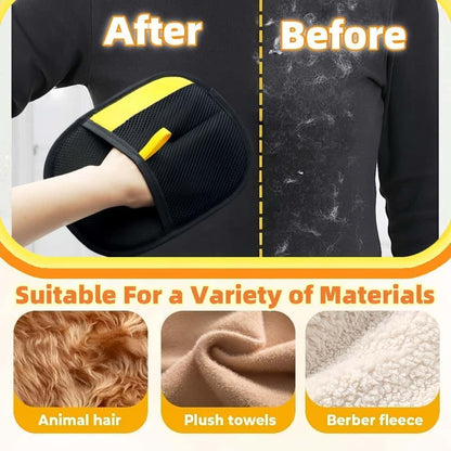 Pet Hair Remover, Pet Hair Removal Gloves for Carpet, Couch, Furniture, Car Seat, Upgraded Pet Hair Removal Tool (2PCS)