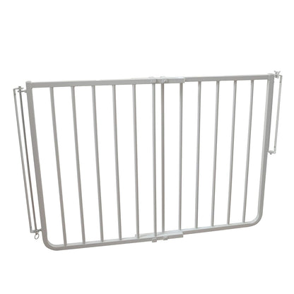 Cardinal Gates SS30 Stairway Special Baby Gate for Top of Stairs - Adjustable Indoor Dog Gate - Aluminum Metal Safety Gate for Kids & Pets - 27 to 42.5 Inches Wide - Black - USA Based Company
