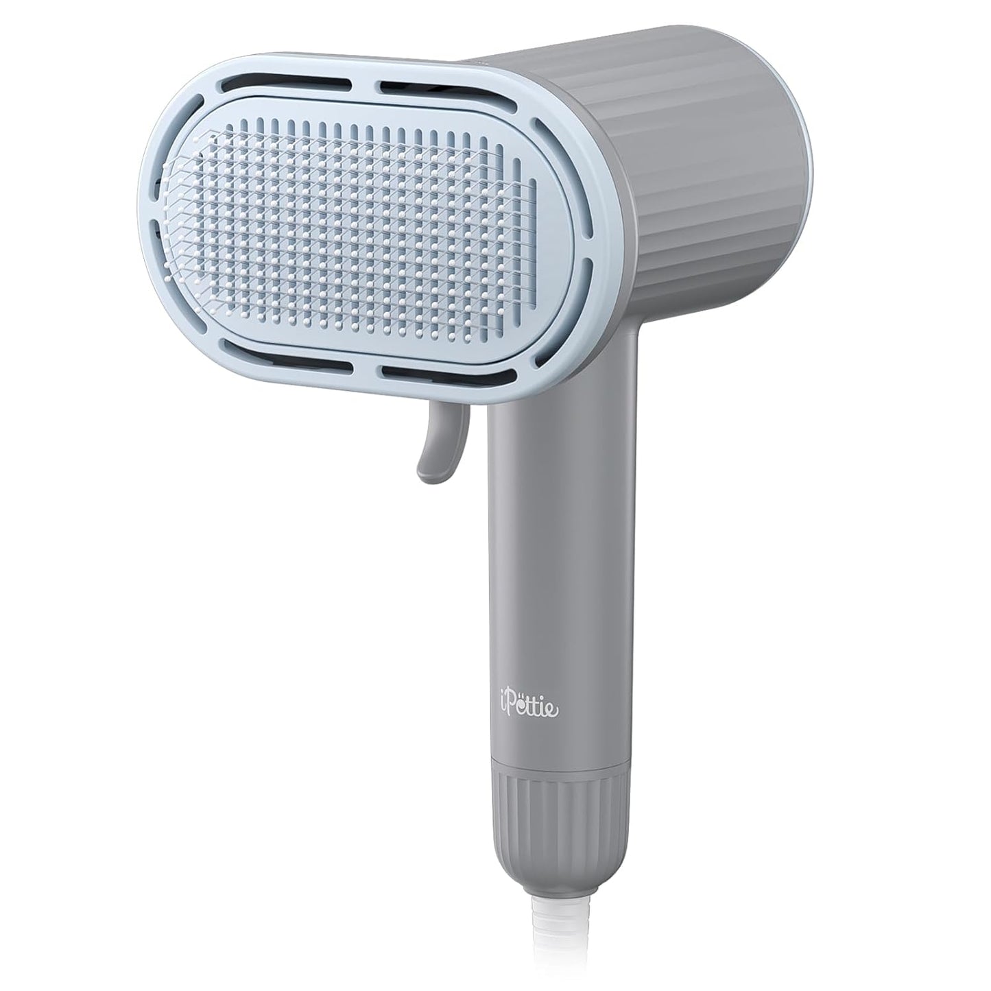 iPettie Breeze B540S Dog Grooming Hair Dryer with Slicker Brush, 2-in-1 Drying & Brushing Tool, Adjustable Temperature & Speed, Portable, Overheat Protection, Dog Blow Dryer for Dogs and Cats