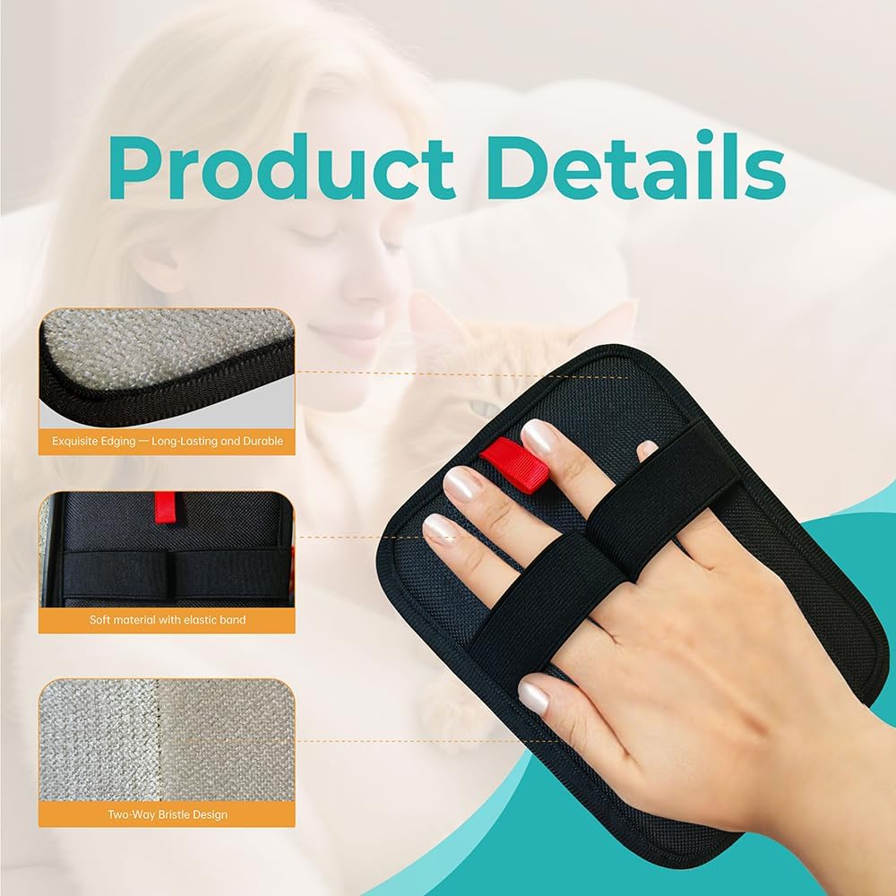 3-in-1 Pets Dog Deshedding Brush & Cat Grooming Tool with Comb, Rake for Shedding Control, Removes Loose Remover Hair & Mats, Pets Hair Removal Tool