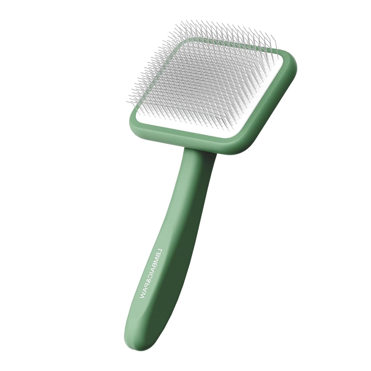 Dog Slicker Brushes for Poodles,Doodles,Goldendoodles,Bernedoodle.Dog Brushes for Thick Long Curly Fur Deshedding,Fluff,Grooming.Remove Loose Fur Quick Easy.Long Pin Slicker Brush.Wooden(Large)