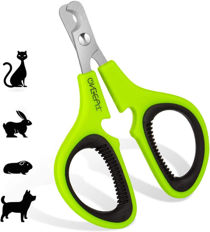 Pet Nail Clippers, Update Version Cat & Kitten Claw Nail Clippers for Trimming, Professional Pet Nail Clippers Best for a Cat, Puppy,Rabbit, Kitten & Small Dog,Sharp & Safe (Pink)