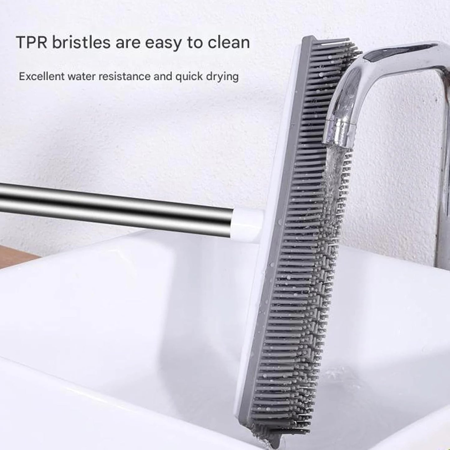 Broomwiz Pet Hair Removal, Broomwiz Carpet Scrubber, Petibo Pet Broom, Multifunctional Rubber Cat and Dog Hair Brooms (1 Pcs)
