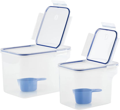 Lock & Lock Bulk Storage Bins Food Storage Container with Wheels (50.72-Cup)