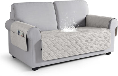 VANSOFY Couch Cover, Waterproof Sofa Covers Washable Slipcover Furniture Protector Couch Seat Covers Non-Slip Couch Cover for Dogs, Pets(Sofa, Dark Gray)