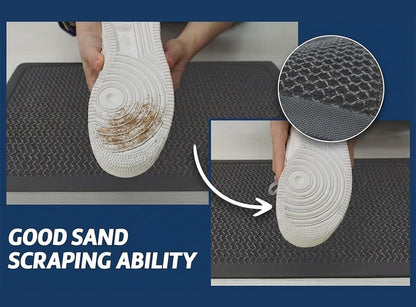 Muddy Mat® Meshy Mat™ Door Mat Heavy-Duty Quick-Dry Floor Mat, Sand & Dirt Trapper for Indoor & Outdoor, Ideal for Entrance, Mudrooms,Patios & Garages,Low-Profile,Non-Slip,Washable– Black 17"x30"x0.4"