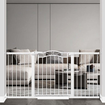 Fairy Baby 68.1"-70.8" Extra Wide Press Mounted Baby Gate Indoor for Kids Or Pets Walk Thru No Drill Long Dog Gates for The House Doorway Child Safety Gate