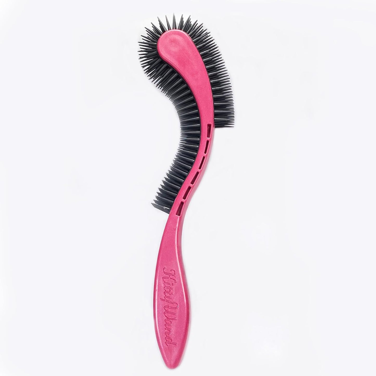 Cat Brush, Blue. Designed for Comfort, Created for Cats and Dogs. Ergonomic shape promotes stress free grooming. Great for long to short haired cats. Made in the USA.