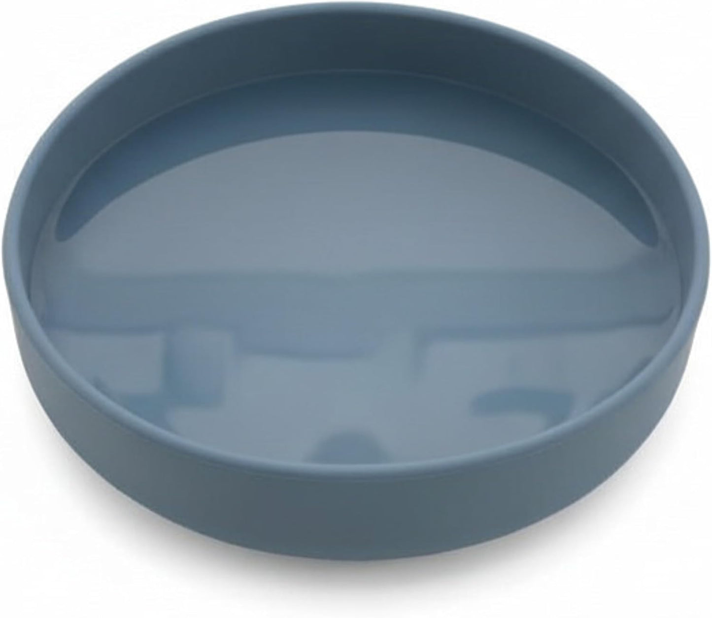 Should We Go? Dog Water Bowl - The Perfect Dish No-Spill, Less Mess Non-Tippable Water & Food Bowl, Pure Silicone with Suction Cup Fits 5 Cups 7.5" Across x 2.25" Tall, Ideal for All Pets, Medium-Sage
