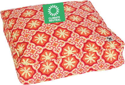 Molly Mutt Medium to Large Dog Bed Cover- Forever Young Print - Measures 27”X36”X5’’ - 100% Cotton - Durable - Breathable - Sustainable - Machine Washable Dog Bed Cover (Dd82b)
