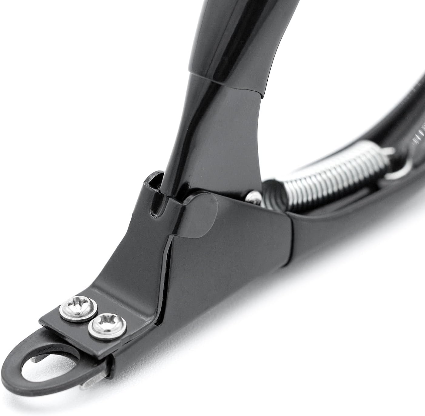 Jeffers Pet Nail Trimmer Large Hole Black – Guillotine Clippers for Dog, Cat, Puppy & Small Animal Grooming – Stainless Steel Blade, Non Slip Grip, Pet Grooming Tool for Home & Travel