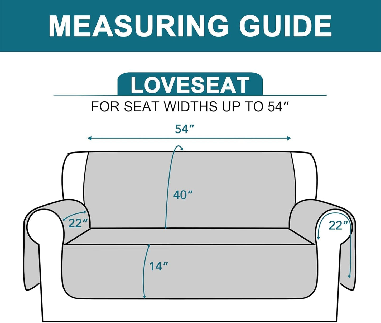 Turquoize 100% Waterproof Sofa Covers Couch Cover Sofa Cover for Dogs Couch Protector Triple Non-Slip Sofa Slipcover for 3 Cushion Couch Furniture Protector for Pets, Kids,Dog (Sofa 70", Ivory)