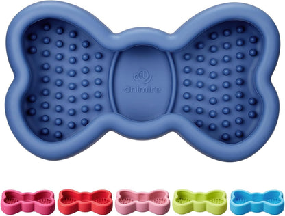 Freeze Dog Lick Bowl, Animire Non-Slip Slow Feeder Lick Mat for Dogs, Silicone Dog Enrichment Bowl for Distraction Anxiety Relief Boredom, BPA Free, Dishwasher Safe(Rose,S)