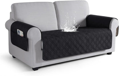 VANSOFY Couch Cover, Waterproof Sofa Covers Washable Slipcover Furniture Protector Couch Seat Covers Non-Slip Couch Cover for Dogs, Pets(Sofa, Dark Gray)