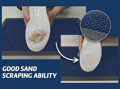Muddy Mat® Meshy Mat™ Door Mat Heavy-Duty Quick-Dry Floor Mat, Sand & Dirt Trapper for Indoor & Outdoor, Ideal for Entrance, Mudrooms,Patios & Garages,Low-Profile,Non-Slip,Washable– Black 17"x30"x0.4"