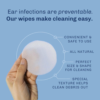 TrueBlue Parsley & Peppermint Fast and Fresh Dog Dental Wipes – Pre-Moistened Teeth Cleaning Pads - Non-Toxic, All-Natural Tooth Cleansing– 50 Count