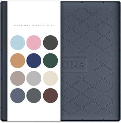 URMONA Under Sink Mat for Kitchen Waterproof, 34" x 22" Silicone Under Sink Mat for Shelf Liner Organizer, Cabinet Sink Protector Under Sink Liner for Bottom Kitchen, Bathroom(Light Grey)