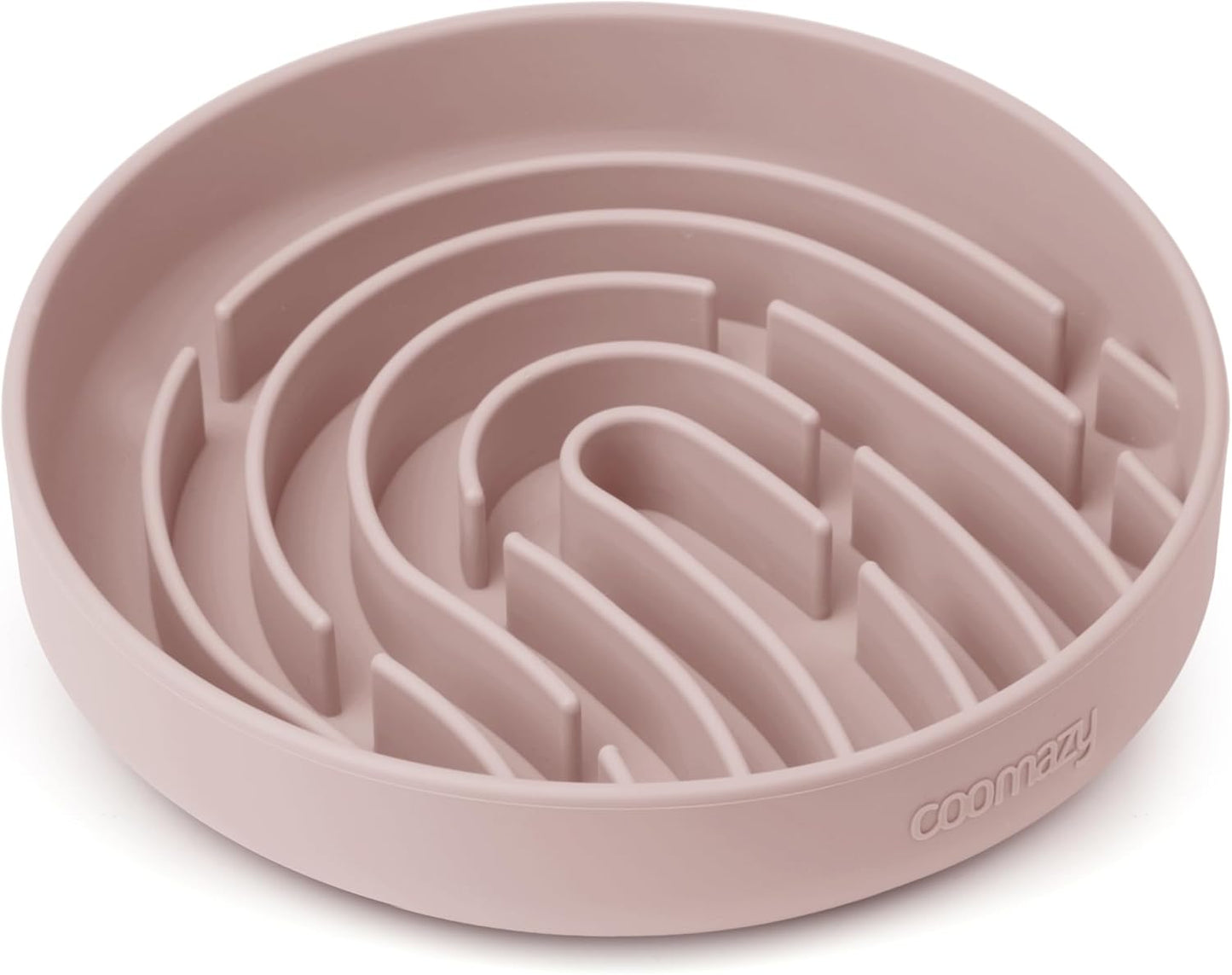 Coomazy Large Silicone Slow Feeder Dog Bowls, Interactive Puzzle Toy for Pets Food Training, Keeps Dogs Busy, Prevents Puppy Overeating (Dark Green, Large: 3.2Cup)