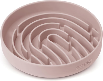 Coomazy Large Silicone Slow Feeder Dog Bowls, Interactive Puzzle Toy for Pets Food Training, Keeps Dogs Busy, Prevents Puppy Overeating (Dark Green, Large: 3.2Cup)