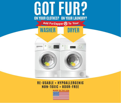1 PK FurZapper Pet Hair Remover for Laundry