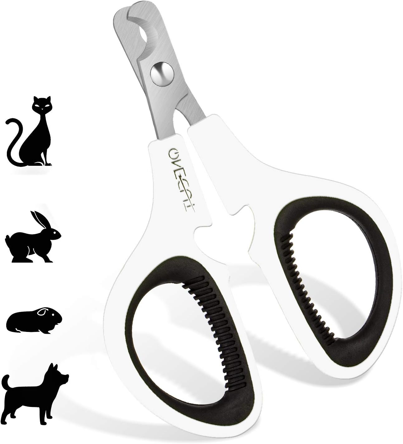 Pet Nail Clippers, Update Version Cat & Kitten Claw Nail Clippers for Trimming, Professional Pet Nail Clippers Best for a Cat, Puppy,Rabbit, Kitten & Small Dog,Sharp & Safe (Pink)