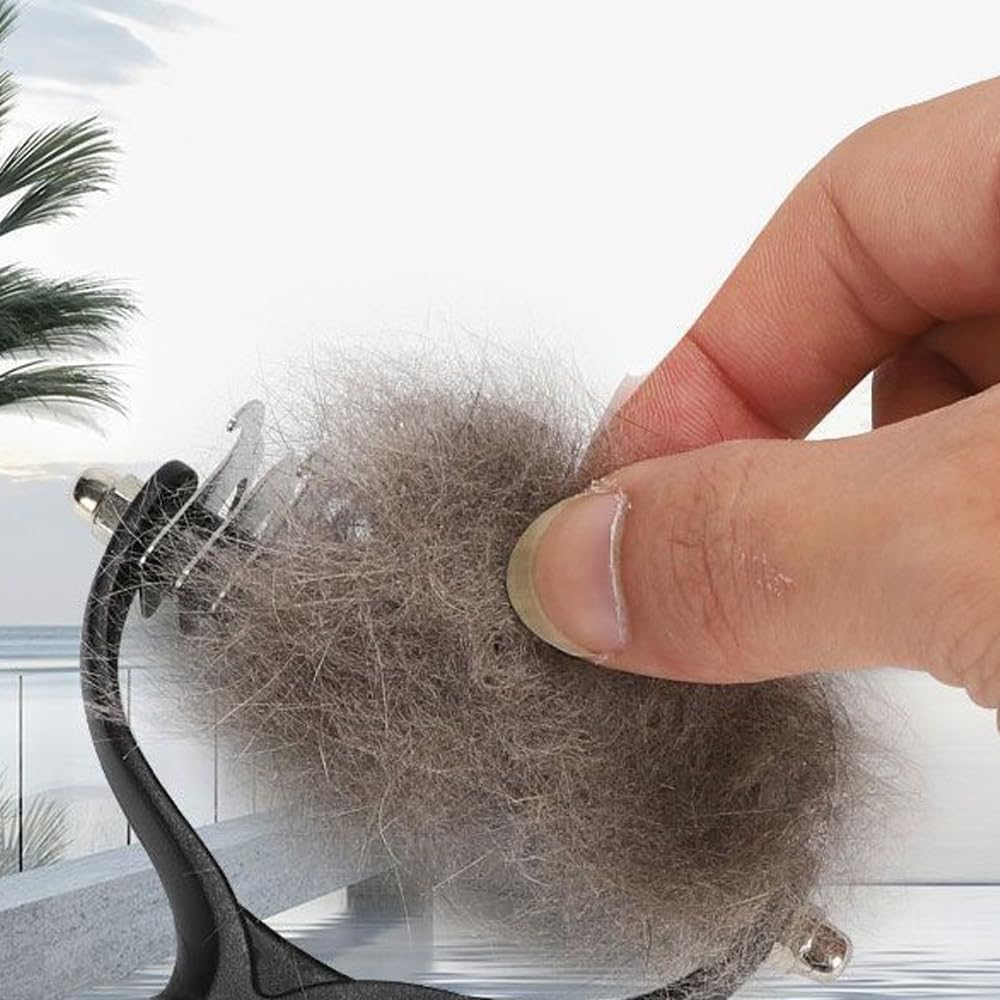 3-in-1 Pets Dog Deshedding Brush & Cat Grooming Tool with Comb, Rake for Shedding Control, Removes Loose Remover Hair & Mats, Pets Hair Removal Tool